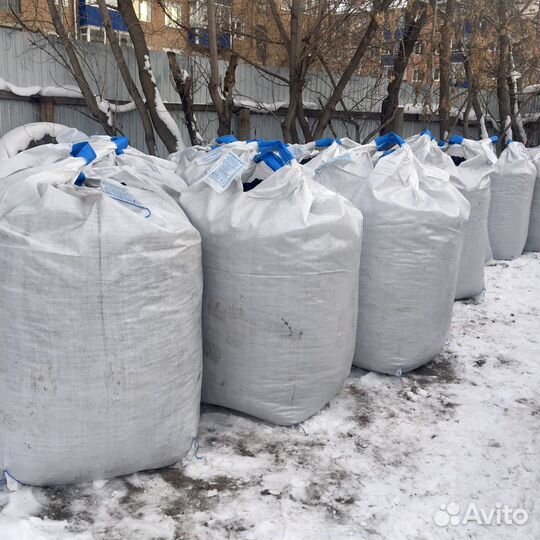 Уголь сорт, орех, семечка в мешках биг-бэгах