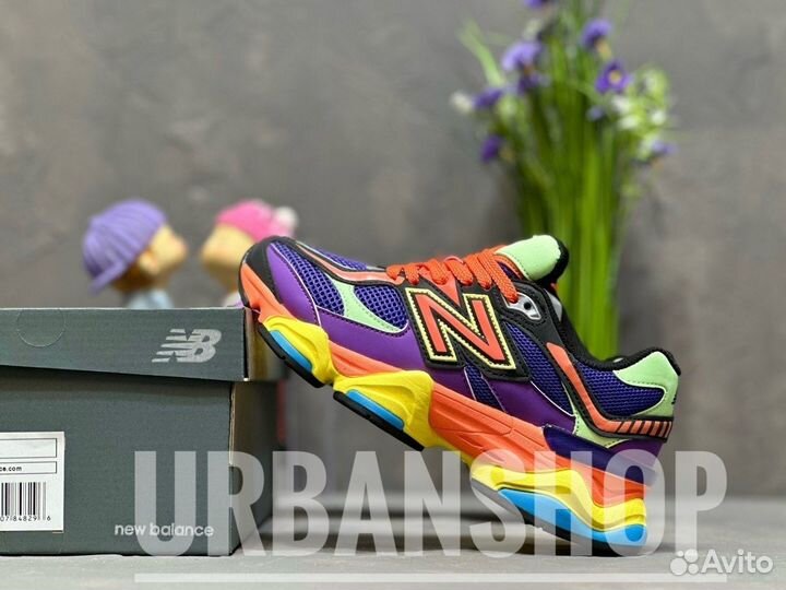 Фиолетовый Взрывная Элегантность:New Balance 9060