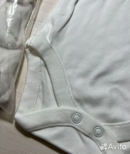 Боди next 68-74 белая футболка 1шт