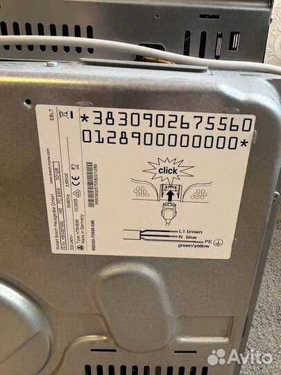 Духовой шкаф bosch HBG36T650 (требуется ремонт)