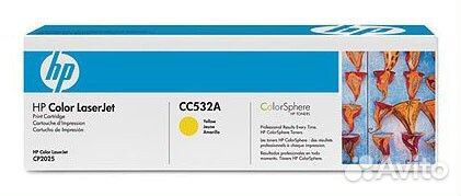 Картридж HP 304A CC532A (2800стр.) для HP LJ CP202