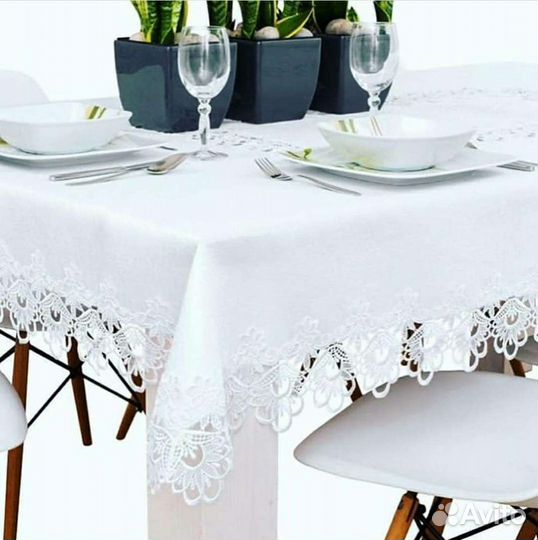 Скатерти тканевые и клеёнчатые