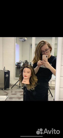 Болванка для причесок натуральные premium