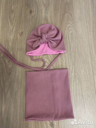 Комплект шапка, шарф