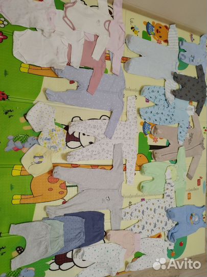 Вещи пакетом на девочку 0-6 месяцев