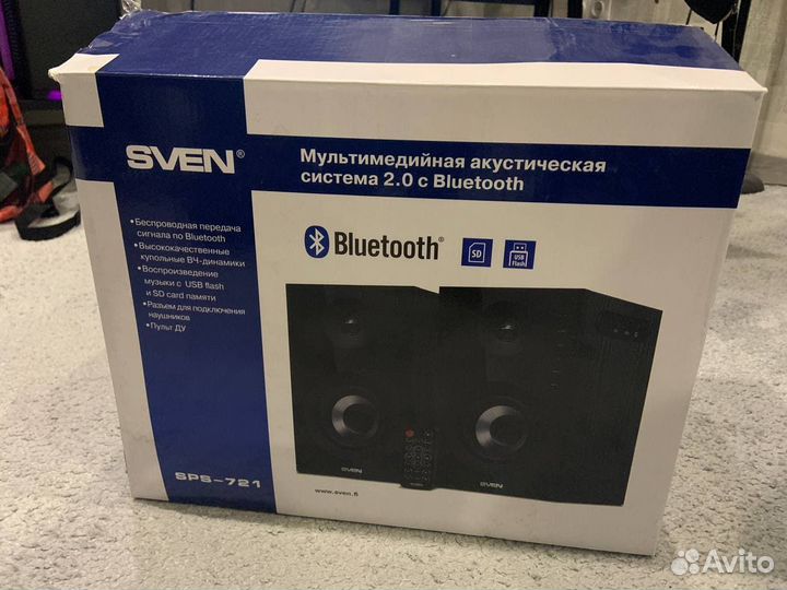 Колонки 2.0 Sven SPS-721 Bluetooth