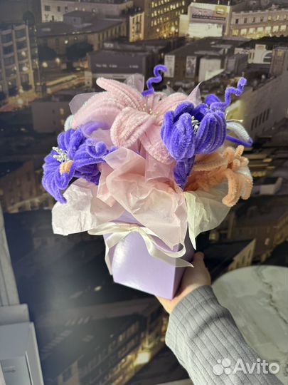 Плюшевые цветы