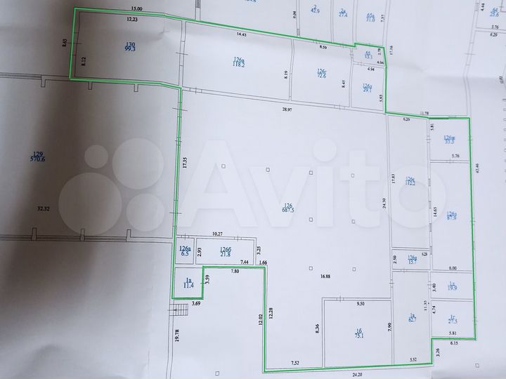 Сдам складское помещение, 1494 м²