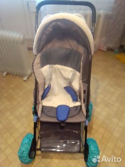 Детские санки коляска