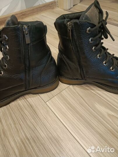 Ботинки зимние натуральные для мальчика 38 размер
