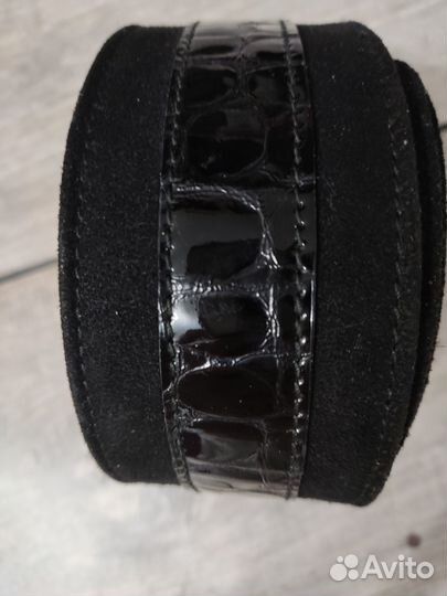 Ремень женский широкий из натуральной кожи Италия