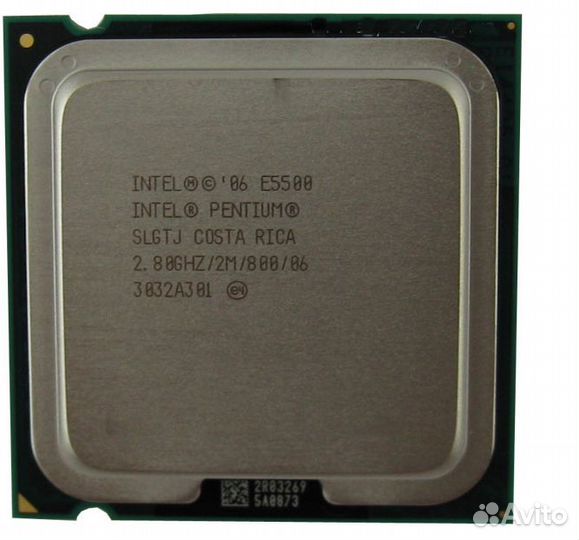 Процессор 775 Intel Pentium E5500 2 мб