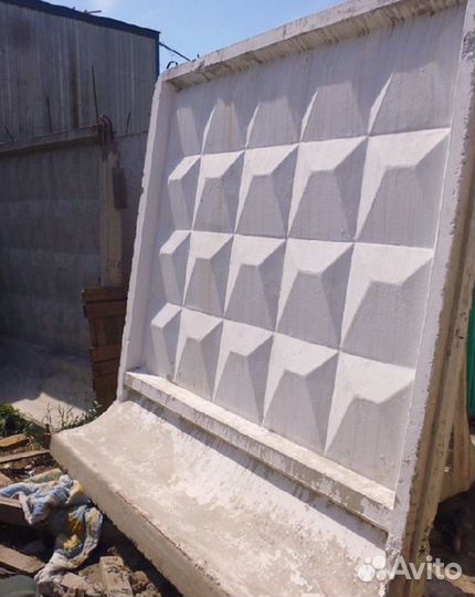 Плита заборная