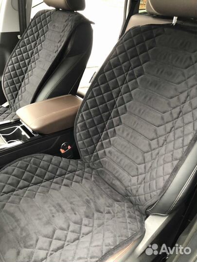 Накидки из Велюра Анаконда Черные