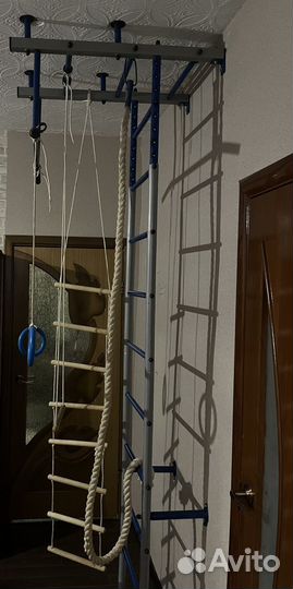 Шведская стенка с турником бу