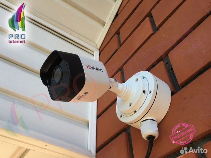 Видеонаблюдение с установкой