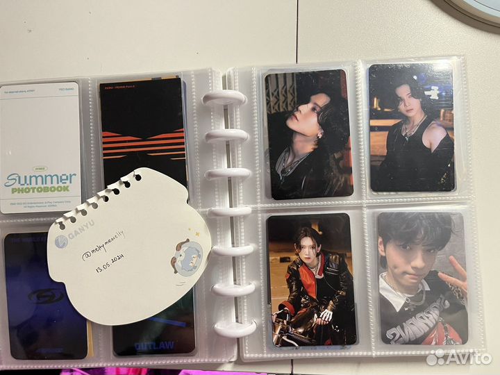 Карты ateez, seventeen, тхт, itzy