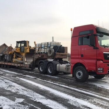 Перевозка негабарита, спецтехники тралом