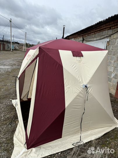 Палатка для зимней рыбалки трехслойная