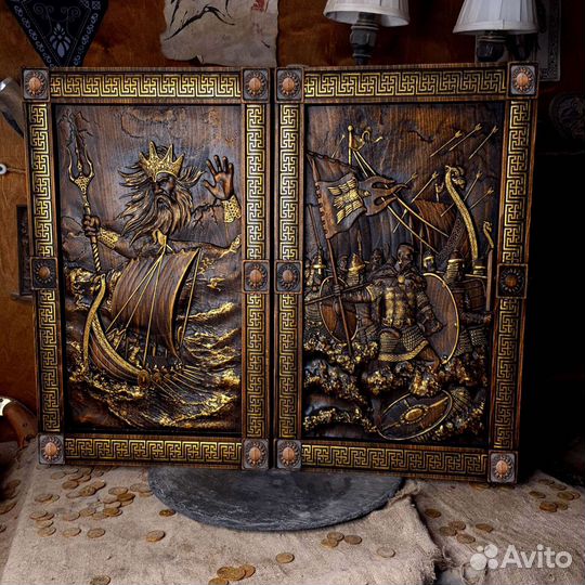 Нарды резные/славянские Боги