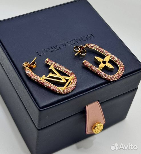 Серьги louis vuitton