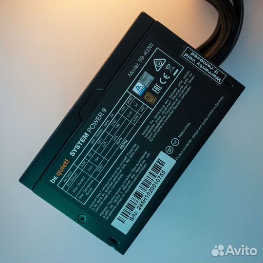 Бп 400W be quiet System Power 9