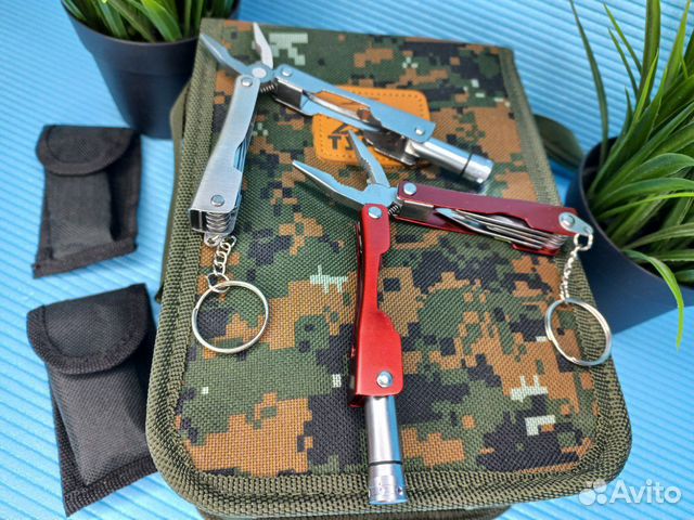 Мультитул 8в1 с фонариком