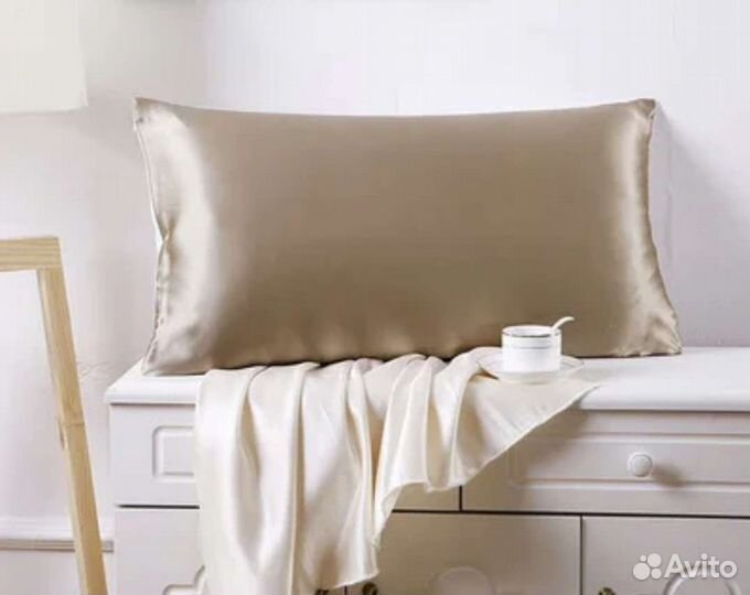 Наволочки 50х70 100 натуральный шелк