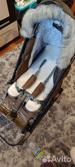 Санки коляска ника 7 5sk