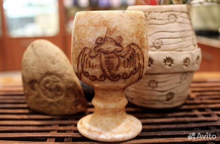 Старый Кубок-пиала нефрит Сю Юй