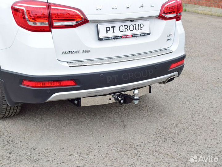 Фаркоп под квадрат Haval H6, 2014+ пт Групп 170115