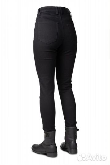 Motorradjeans Bull-it Tactical Eclipse Slim Schwarz Damen Черный