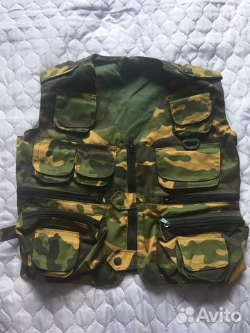 Жилет детский комуфляж