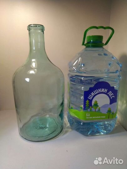 Старинная бутылка 4 литра