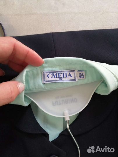 Школьная форма для девочки синяя