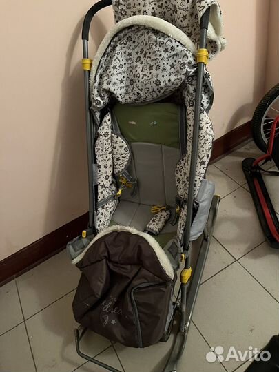 Коляска санки