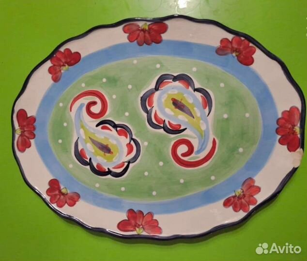 Блюдо сервировочное керамика Дункан