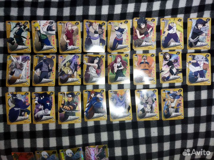 Коллекционные карточки наруто