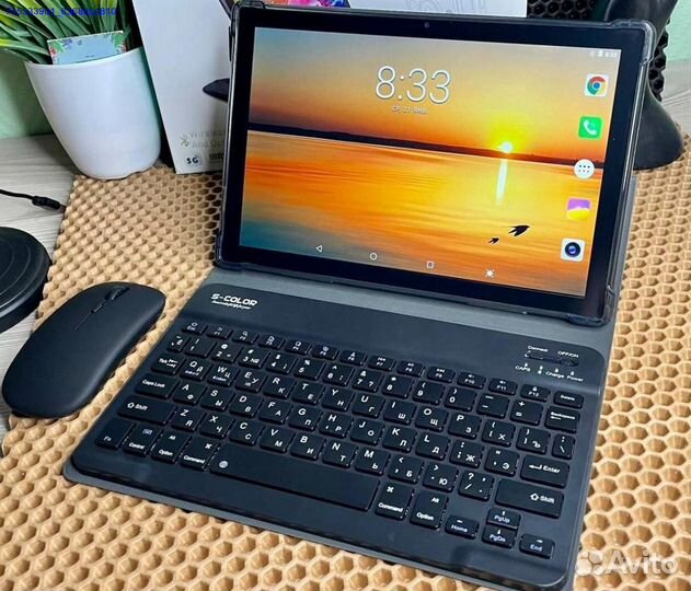 Планшет ноутбук + клавиатура мышь 16/512гб. Хит