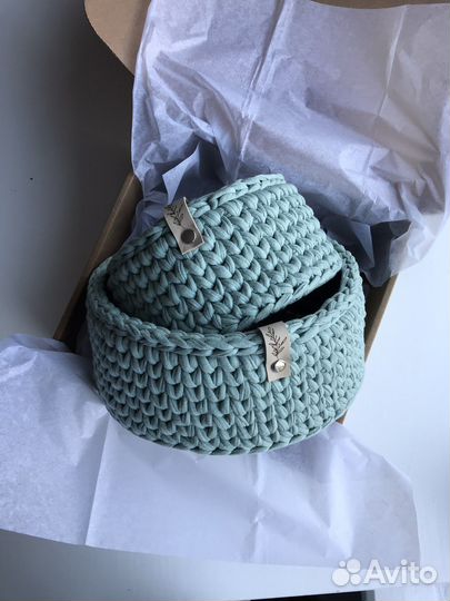 Набор корзинок органайзеров интерьерных