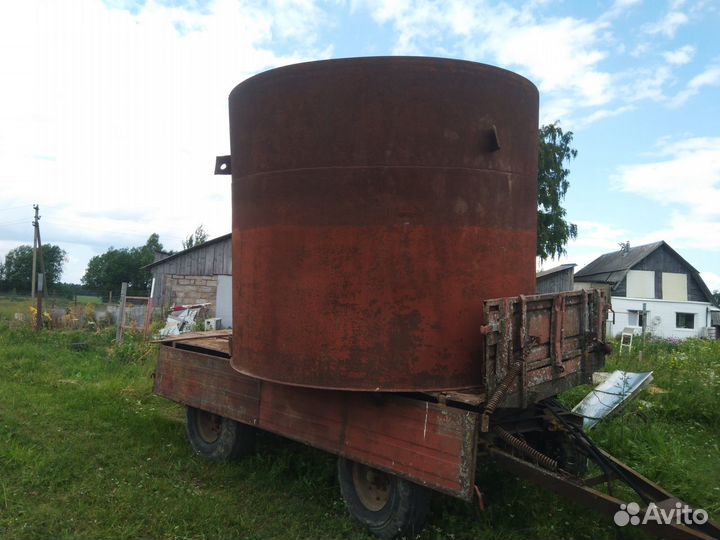 Бочка ёмкость металлическая 9.5 тонн под воду