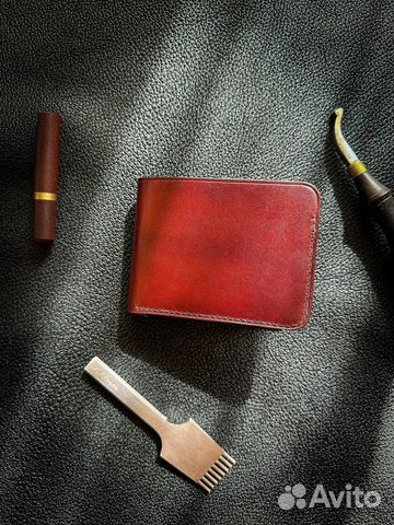Бифолд колшелек из кожи