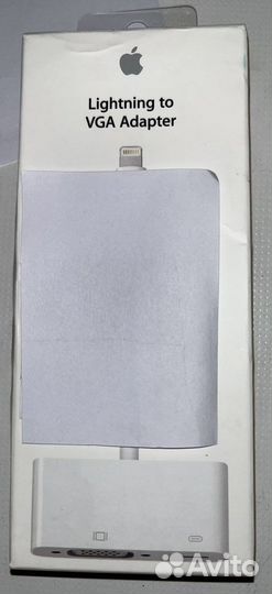 Переходник оригинал Apple lightning VGA Adaptor