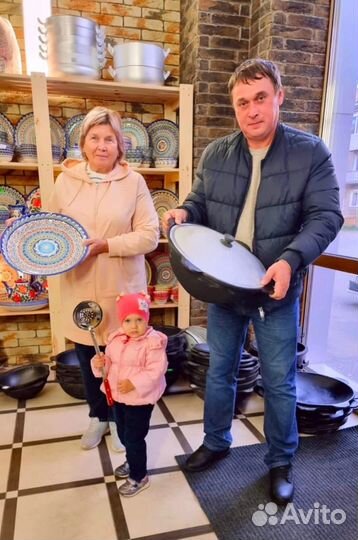 Казаны-чугунные, казаны-узбекские