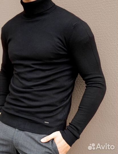 Базовая мужская водолазка - джемпер