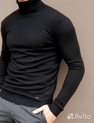 Базовая мужская водолазка - джемпер