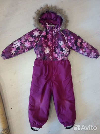 Зимний слитный комбинезон huppa на 116 см
