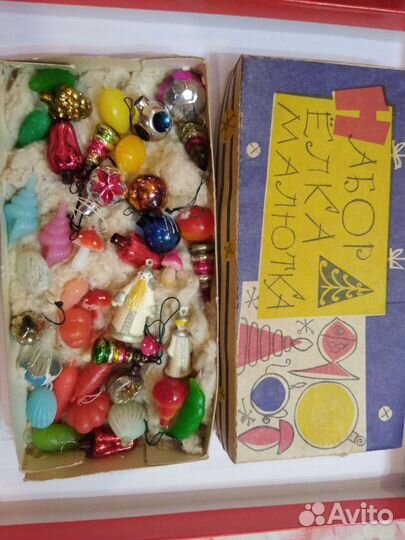 Ёлочные игрушки СССР Малютка