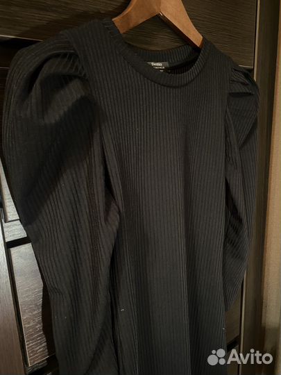 Платье в рубчик bershka