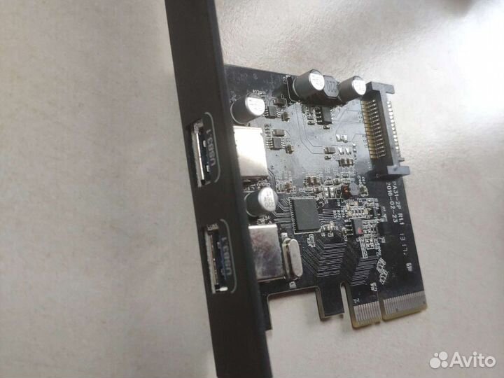 USB 3.2 v2 10Гб адаптер pci-e х4